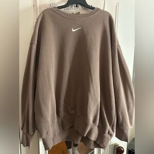 Nike Women's Cocoa Crew Neck Sweater